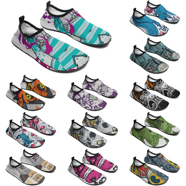 

custom shoes water shoe customized sneakers men women blue red green black grey classic custom comfortable low platform sneaker color19