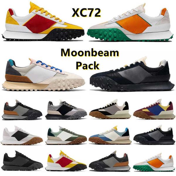 

new xc72 men women running shoes sneakers triple castlerock black cream white gum moonbeam pack storm blue wheat field green spruce trainers