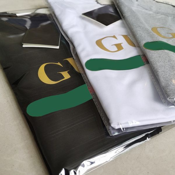 

italy brand womans mens t-shirts letter g print graphic durable durable cotton coach fashion couples ucci short sleeves tees clothing fast, White;black