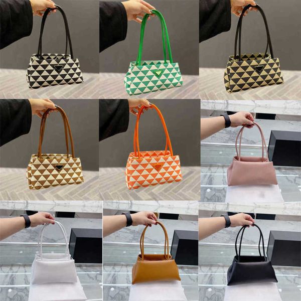 

evening bags totes pbag the tote bag triangle handbag canvas designer bags women hand-held shoulder bag classic design crossbody purses 2209