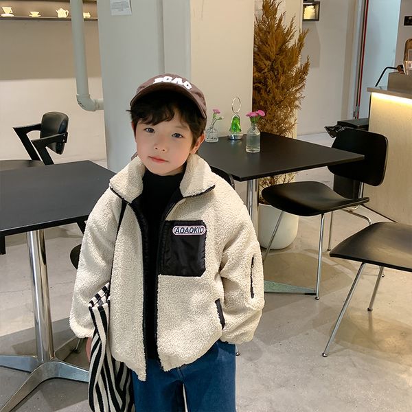 

jackets boys' warm coat winter children's thickened winter coat keep warm outerwear clothes 1062 221125, Blue;gray