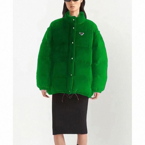 

22ss women jackets warm designer womens outwear coats fashion jacket triangle sign clothing coat r3cl#, Black;brown