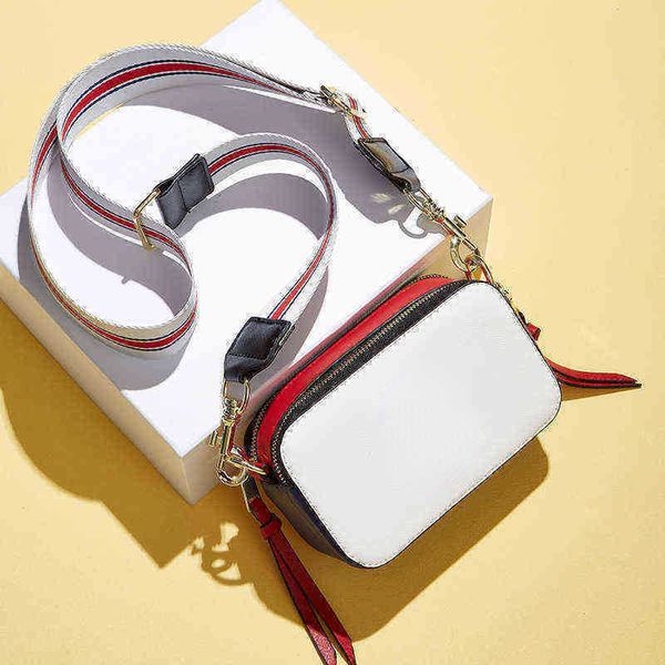 

shoulder bag snapspouch designer bags designers tote handbag fashion simple wide strap color matching small square crossbody camera bags 220