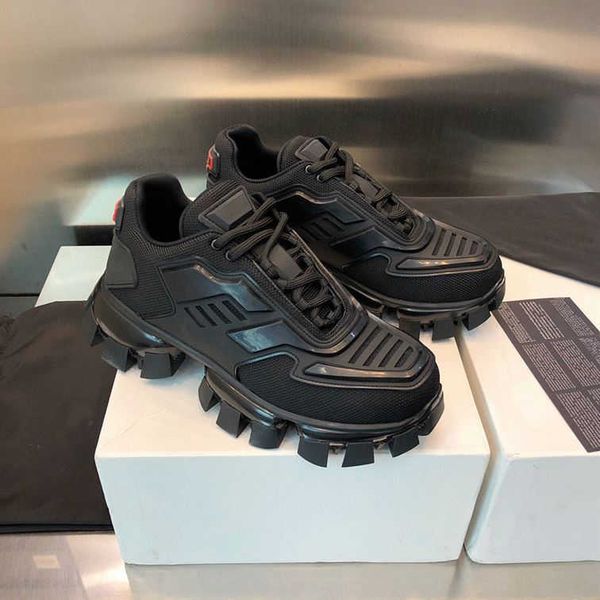 

prad shoesplatform sneakers shoes runner trainers luxury brands cloudbust thunder sneaker outdoor walking low size 35-46 prads e4mr tn2l 939, Black