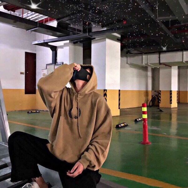 

35 men's and women's casual hooded sweatshirt reflective designer clothing high street printed fashion pullover winter sweatshirt, Black