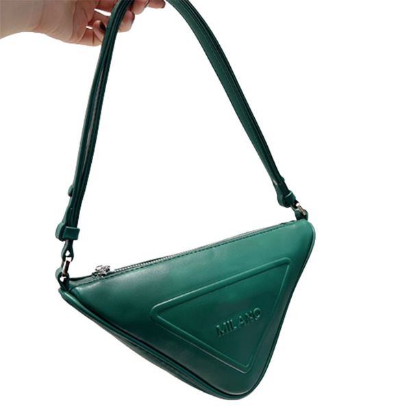 

designer triangle prad bags women cross body tote one shoulder genuine leather chains bag lady fashion handbag purse size 27cm