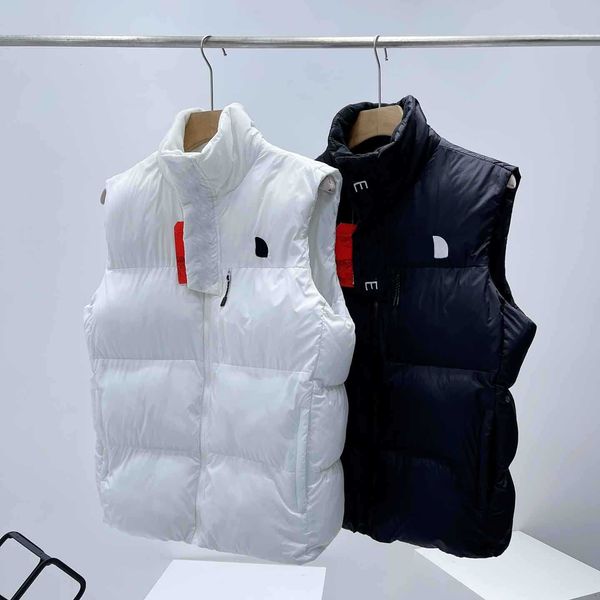 

mens designer down vest jackets women coat parkas windproof embroidered classic vests, Black;white