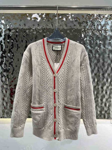 

fashion womens sweaters classic fall 2022 colorblock cardigan sweater jacketluxury brand designer sweaters women clothing 091212, White;black