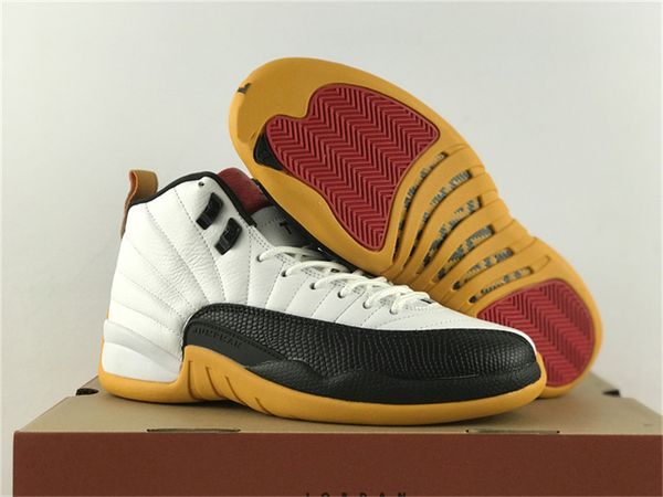 

shoes outdoor &sandals authentic 12 12s 25 years in china dr8887-100 sports sneakers white black taxi varsity red original 40-47.5