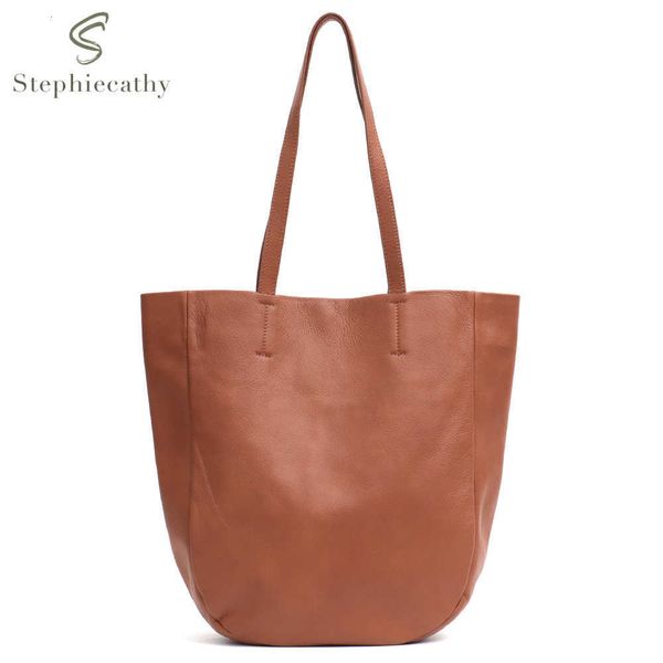 

designer bag sc luxury italian genuine leather women tote shoulder bag simple daily fashion natural soft bags cowhide laphandbag shopper pur