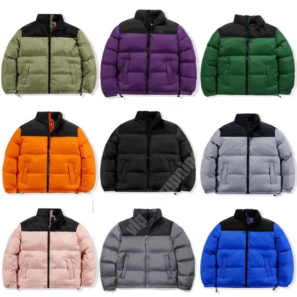 

2022 mens designer down jacket north winter cotton womens jackets parka coat face outdoor windbreakers couple thick warm coats, Black