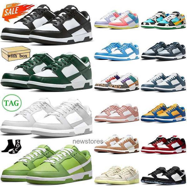 

2023 ith lows running shoes men women triple pink unc grey fog mummy panda mens trainers gai outdoor sports womens sneakers walking jogging, Black