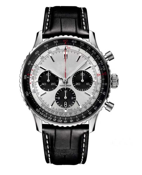 

business watch chronograph multi-functional men's mechanical aaaaa full function belt 2022 new tla6, Slivery;brown