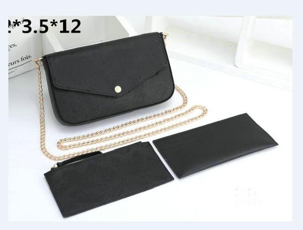 

handbags purses bags fashion women shoulder bag three-piece combination bags size 21cm 61276 crossbody designer handbag purse