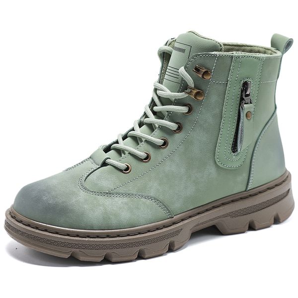 

martin designer boots snow boot men shoes booties sneakers fashion luxury winter smooth leather ankle half black white bordeaux platform out