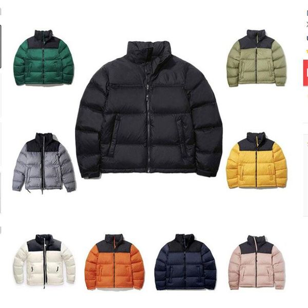 

2023winter men jacket long sleeve hooded puffer coat parka overcoat jacket down outerwear causal mens hoody printing jackets women jumper hi, Black