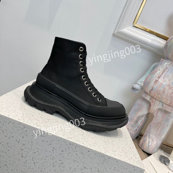 

designer women boots genuine leather beige canvas over the knee boot's zipper laces fashion luxury high heel womens brand casual shoes, Black