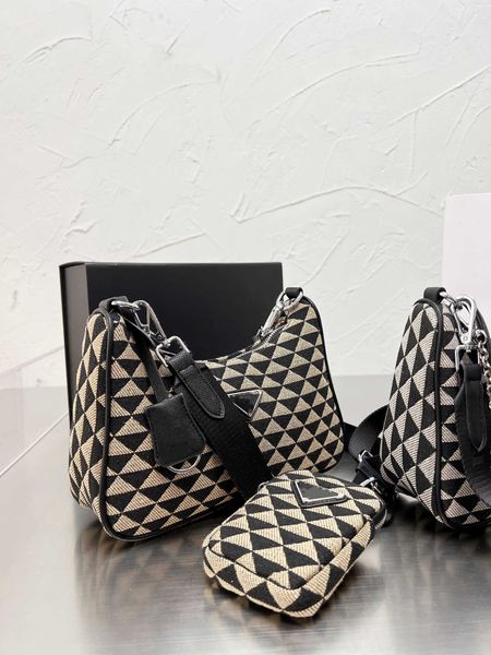 

designer handbags prad hobo bags bolso women shoulder bag ladychest pack lady composite tote chains canvas handbag presbyopic purse messenge