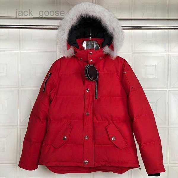 

moose men's down fashion jacket man women outdoor warm jackets coat with fox fur size xs-xxl knuckles 23, Black