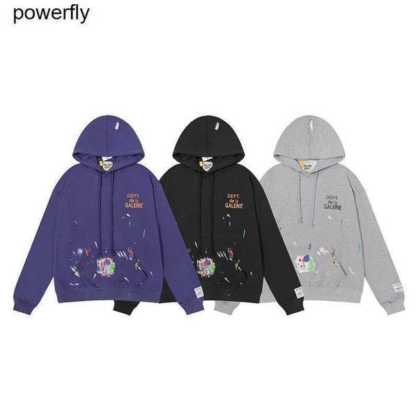 

men's hoodies sweatshirts fashion brand galery dept james same hoodie sweater men women loose hoodie, Black