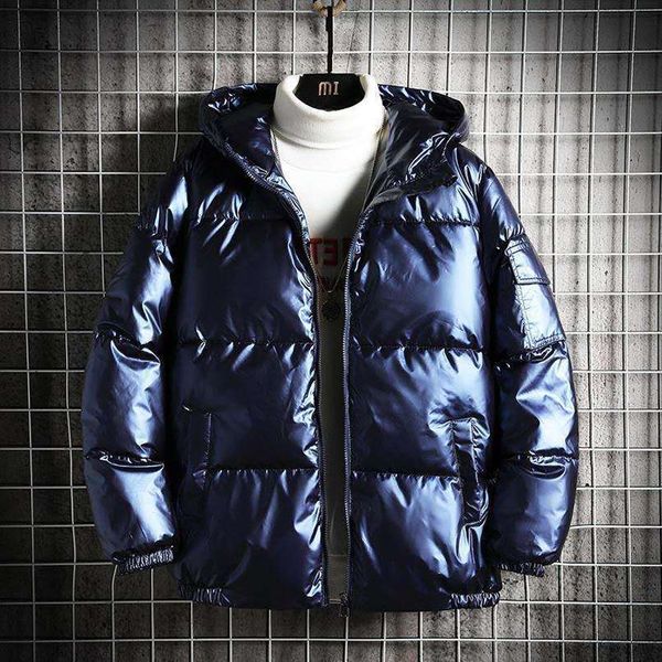 

women's knits tees winter jackets men warm cotton coat fashion cool jacket oret short men's coat for young lovers men women 221125, White