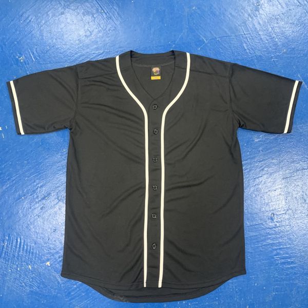 

8-24 black baseball jersey no name stitched custom name number, Blue;black