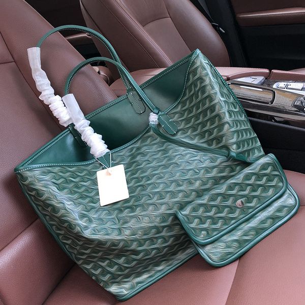 

2pcs designer tote shopping bags shoulder handbag women black genuine leather double sided bags mm/gm crossbody fashion classic grain large