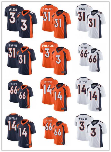 

football jerseys denver''broncos''3 russell wilson 2 patrick surtain ii 7 john elway 33 javonte williams 14 courtland su, Black;red