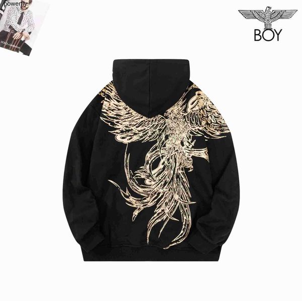 

men's hoodies sweatshirts 22 new winter boys female designer beast spreading stamping printing fashion streetwear hooded, Black