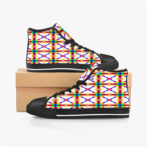 

men stitch shoes custom sneakers canvas women fashion black orange mid cut breathable outdoor sports shoe color12