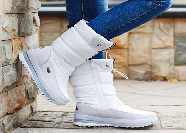 

women bootswinter platform women boots children rubber antislip snow boots shoes for women waterproof warm winter shoes botas2142657, Black