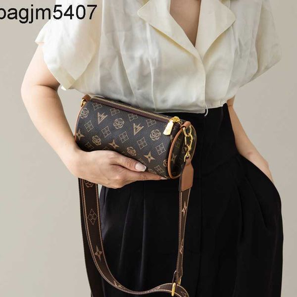 

tote bsg factory wholesale and retail old flower cylinder bag 2023 new fashion one shoulder msenger net red live broadcast foreign style pil