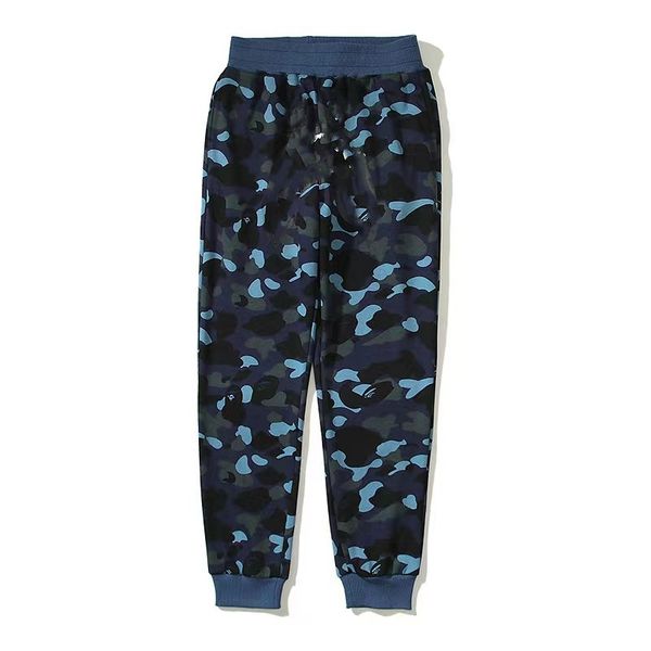 

mens pants foam print sp5der men pants sweatpants ma'am camouflage relaxed and loose sweatpant, Black