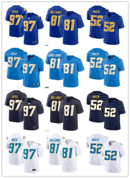 

football jerseys men women youth los''angeles''chargers''52 khalil mack 13 keenan allen 27 j.c. jackson 3 derw, Black;red