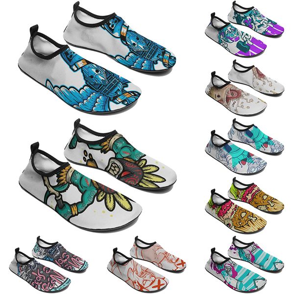 

custom shoes water shoe customized sneakers men women blue red green black grey classic custom comfortable low platform sneaker color21