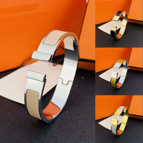 

wedding bracelet luxury jewelry for woman designer bracelets men love gift non tarnish unique couple stainless steel golden buckle mens luxu, Black