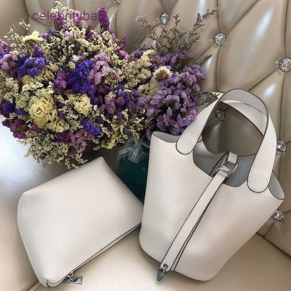 

original designer herms bag picotin locks south korea dongdaemun new style vegetable basket lizhi pattern bucket women's versatile hand