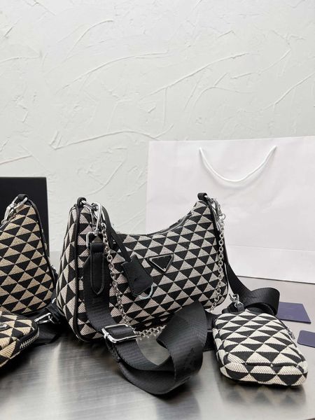 

summer prads 2022 fashion underarm bags purse luxury women designer shoulder bag handbag crossbody bag two-color mosaic european and srjy