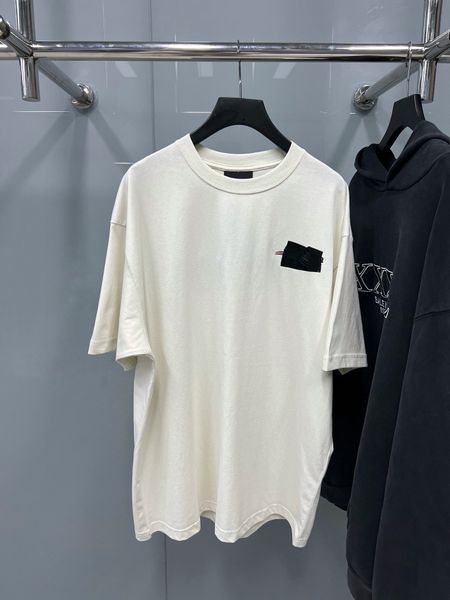 

men's plus tees & polos round t-shirt plus size neck embroidered and printed polar style summer wear with street pure cotton 2e1q, Black;brown