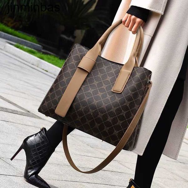 

tote bsg factory wholesale and retail women's large bag capacity mother's high-end high-grade one shoulder leisure msenger net inf