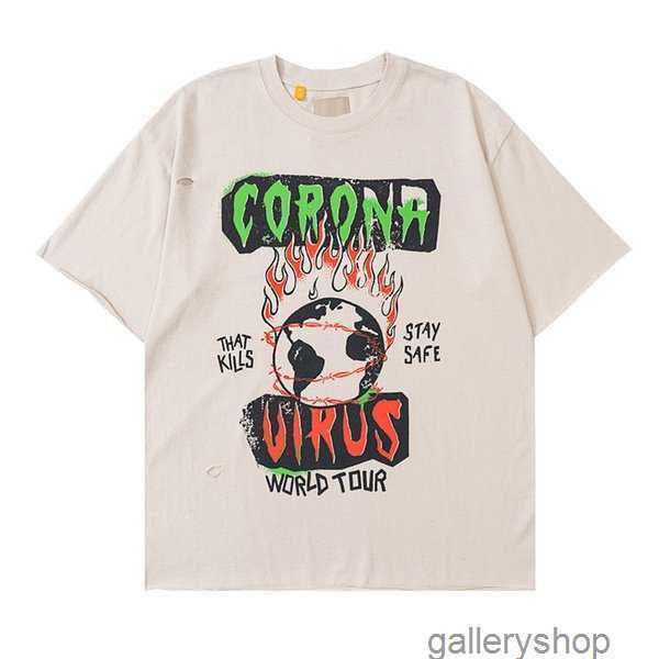 

men's t-shirts 22ss spring summer usa hole flame earth vintage t shirts short sleeve mens tshirt women clothes casual cotton tee 2cc9x, White;black