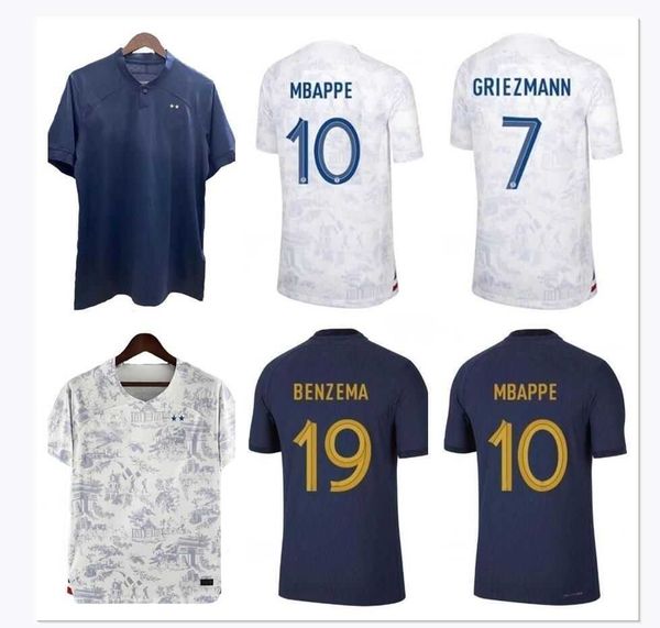 

2022-23 thai quality soccer jerseys 14 adrien rabiot 10 kylian mbappe 9 olivier giroud 7 antoine griezmann 1 hugo lloris 24 ibrahima konate, Black;yellow