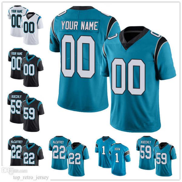 

football jersey carolina''panthers''14 sam darnold 6 baker mayfield 79 ikem ekwonu, Black;red