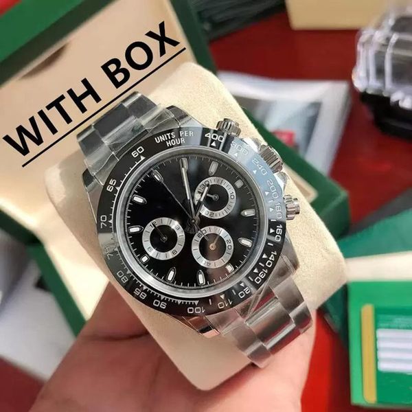 

with original box luxury automatic 2813 mechanical movement watch white dial watches men 116508 116520 116528 mens wristwatches 2023, Slivery;brown