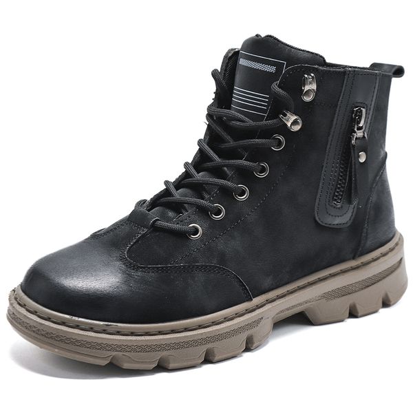 

martin designer boots snow boot men shoes booties sneakers fashion luxury winter smooth leather ankle half black white bordeaux platform out