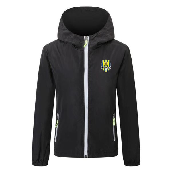

fc opava soccer windbreaker jackets solid color windbreaker zipper hooded jacket luminous coat sports casual hip hop men's ja337e, Black;brown