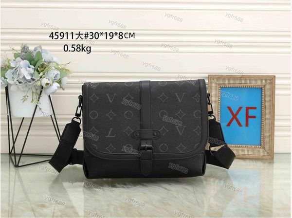 

designers bags saumur men messenger cross body bag luxury shoulder bag man monograms canvas leather men postman satchels crossbody purse wal