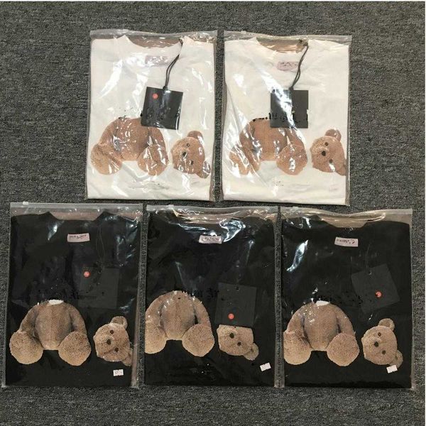 

2021 t shirt cotton short-sleeved fashion men and women short t-shirt couple models men and women cotton printed short, White;black