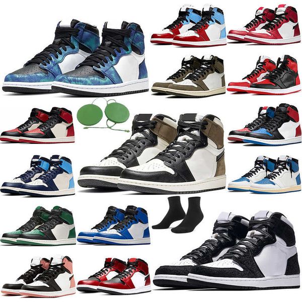 

1s basketball shoes men jumpmans 1s bred patent bordeaux brotherhood dark mocha bubble gum chicago obsidian fragment shadow royal women, Black