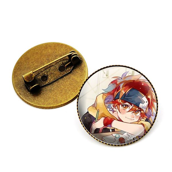 

sk8 infinite skateboard brooch simple and anime animation clothing bag pin badge decoration wholesale, Blue